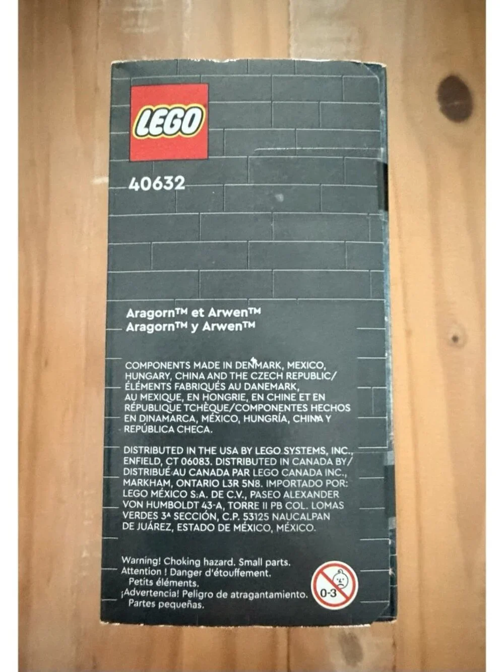 Lego Brickheadz The Lord of the Rings Arwen & Aragon 40632 BRAND NEW